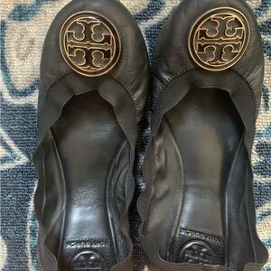 Heavily worn Tory Burch Flats